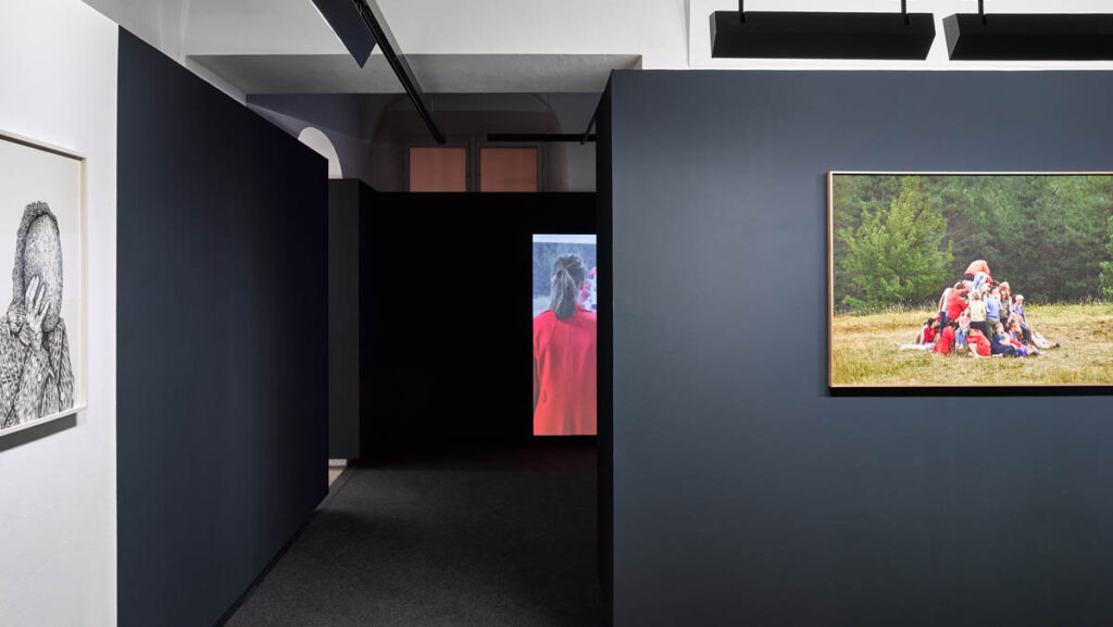 Exhibition view: Miriam Bajtala – WORKING CLASS DAUGTHER, Neue Galerie 2025. Photo: Daniel Jarosch