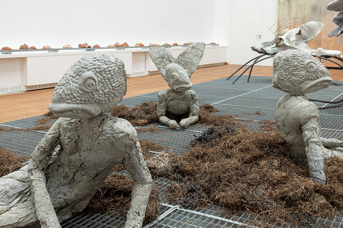 Exhibition view: persona. fragments of identity, Edith Karlson, Can’t see 4, 5, 6 (Johanna, Liisa, Eva), 2026 Photo: Michael Strasser