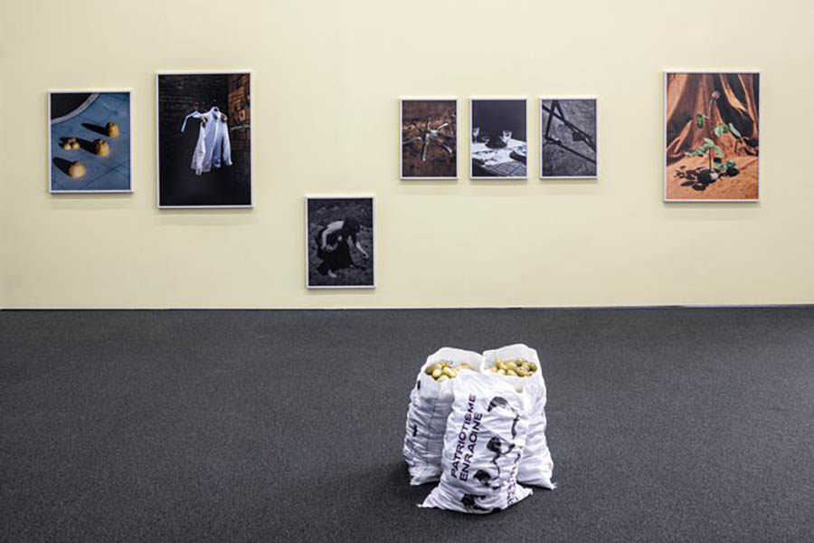 Exhibition view: Politics at the Kitchen Table: Nutrition in Contemporary Art, curated by Julia Katharina Thiemann, Wilhelm-Hack-Museum, 2026. Photos: Lys Y Seng