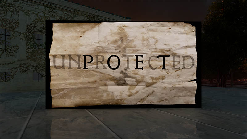 Sasha Stiles; Poet, Unprotected, 2022; Virtual palimpsest of digitally rendered poetry on aged, analog paper; mp4, TRT: 1 min 30 sec. Image courtesy of the artist and EPOCH 