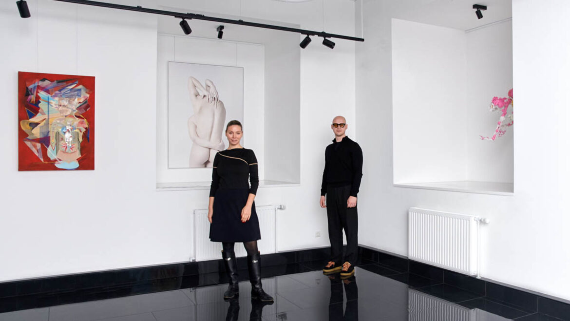 Introduction. Salz Vision Gallery Anne Avramut (curatorial director) and Ruslan Stetski (managing director)
