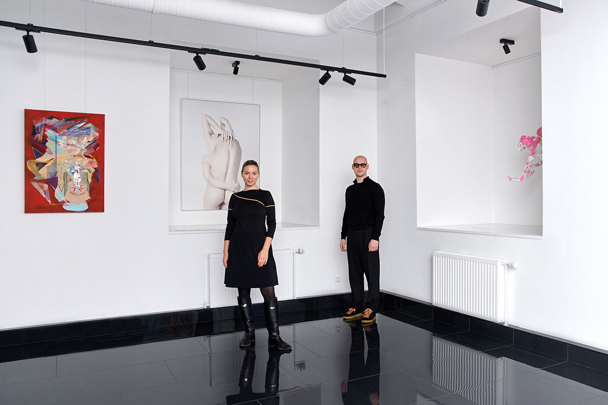 Anne Avramut (curatorial director) and Ruslan Stetski (managing director)
