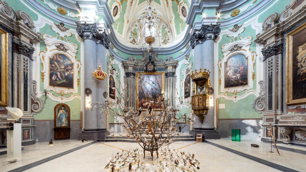 Do Animals go to Heaven?, 2022, Chiesa del Purgatorio, Matera. Installation view, Collezione Agovino