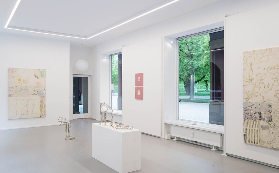 Exhibition view: Blerta Hashani, Nona Inescu, Tabata von der Lecht – FORENSIC LOGIC. Courtesy of the gallery