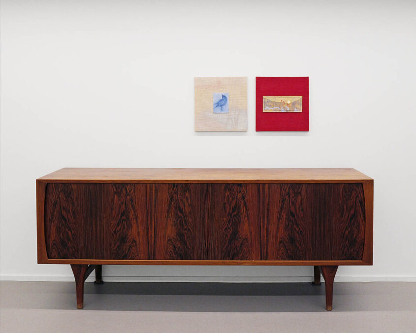 Exhibition view: Blerta Hashani, Nona Inescu, Tabata von der Lecht – FORENSIC LOGIC. Courtesy of the gallery
