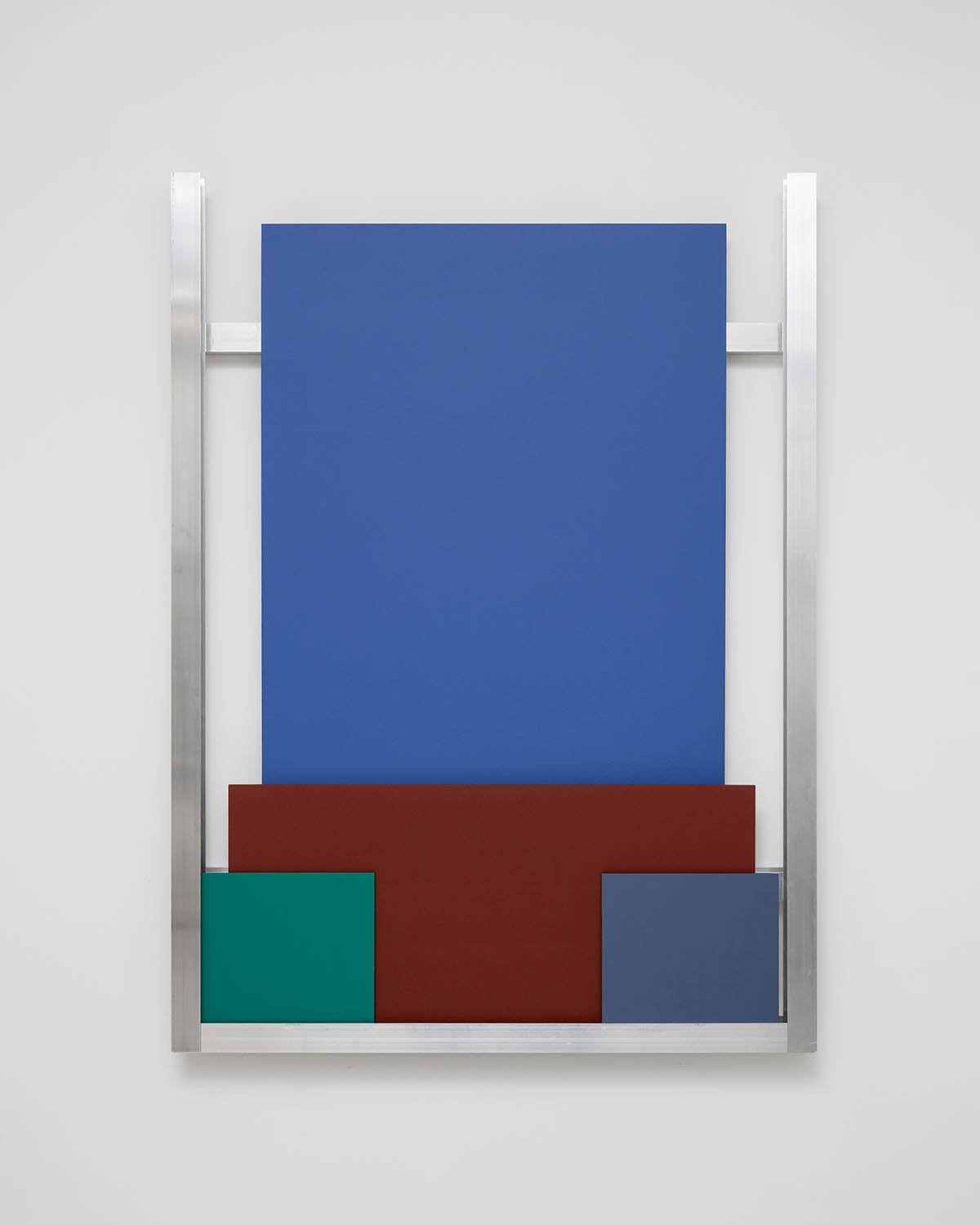 No. 3 OR 17 c, 2022, aluminum frame, various materials, 150 × 110 × 10 cm. Photo: Eva Kelety