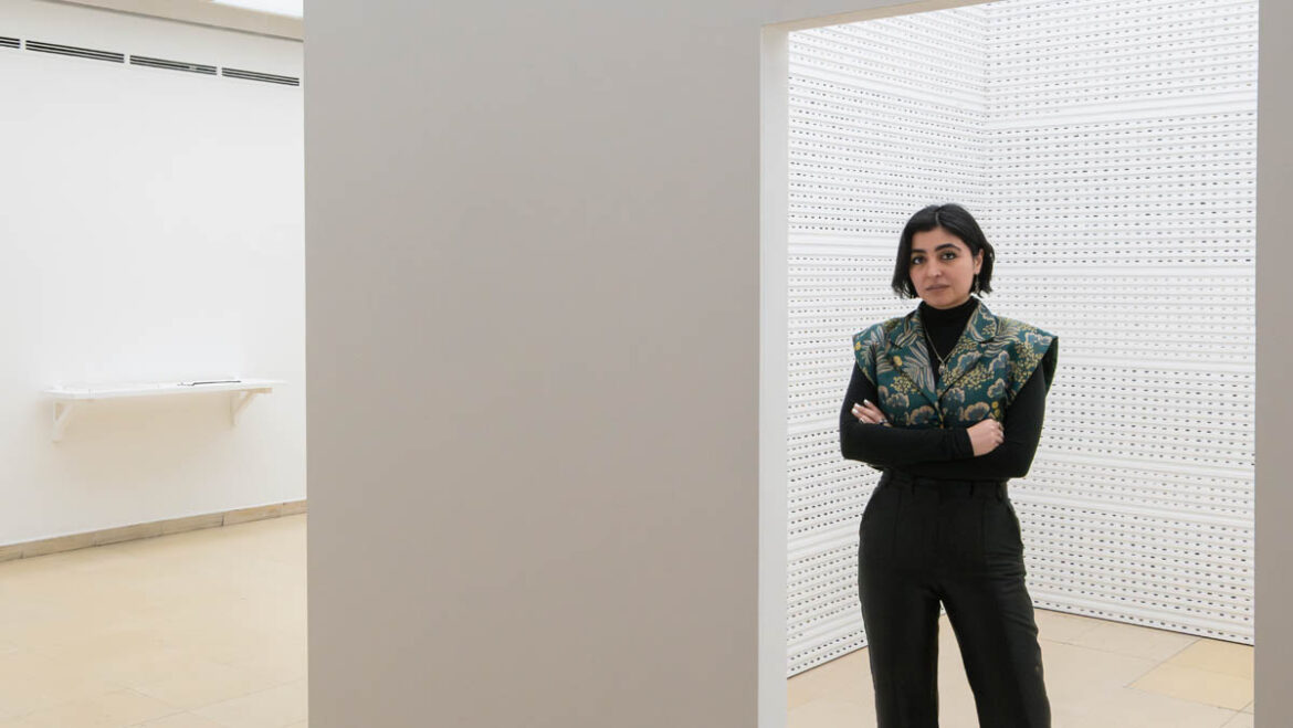 Artist Mahsa Aleph, Kunstpavillon 2026. Photo: Daniel Jarosch