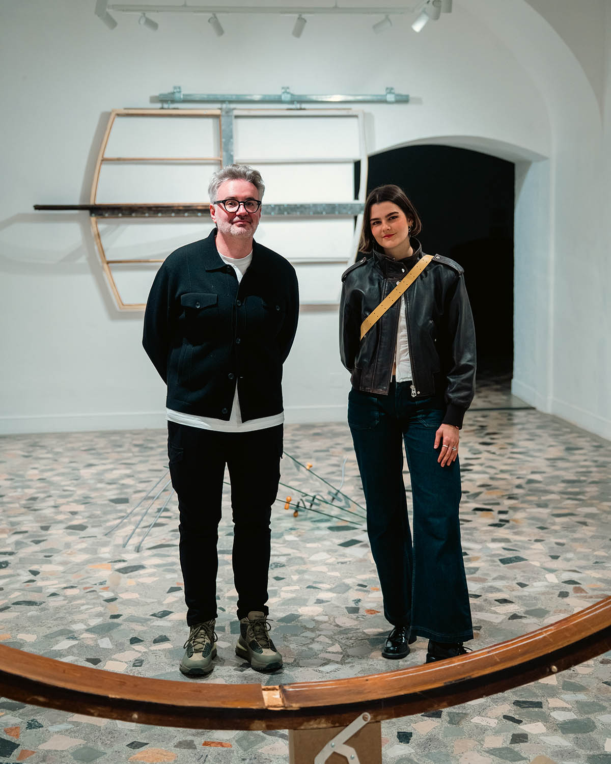 Tevž Logar and Gala Alica. Photo: K. Golob, courtesy of Maribor Art Gallery