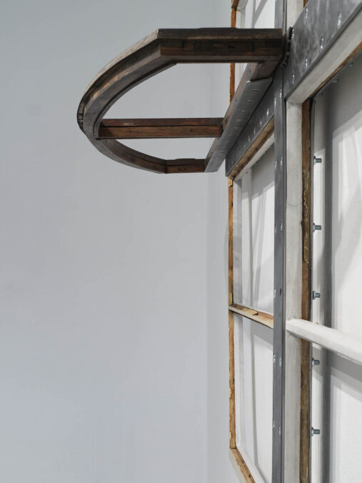 Left, right: Detail: Sight in Flight, Gala Alica, The Cabinet, 2026, Maribor Art Gallery. Photo: Jaka
Babnik, courtesy of the artist