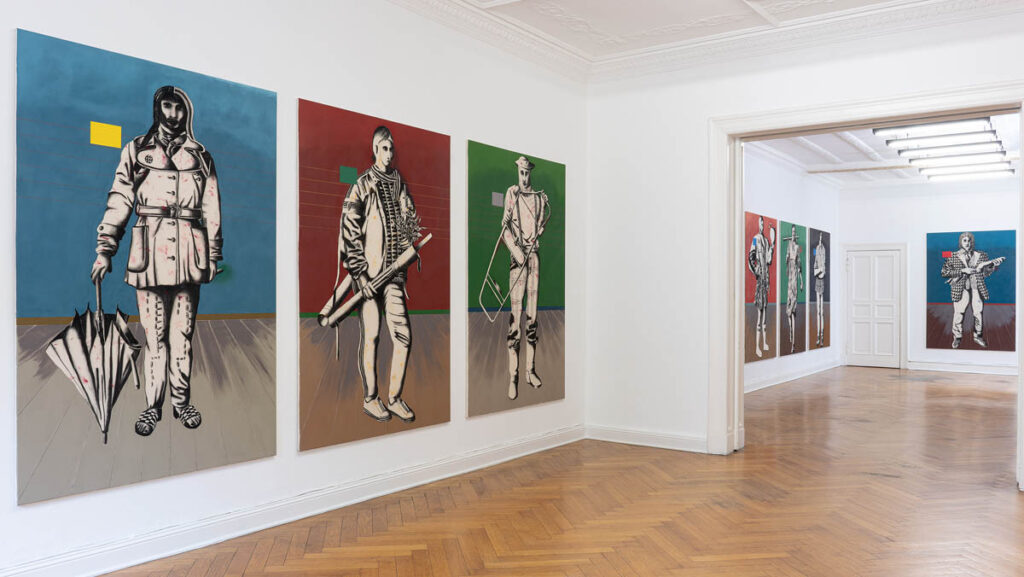 Ferdinand Dölberg - Am Ende die Leerstelle. Ausstellungsansicht. Foto: Sascha Herrmann