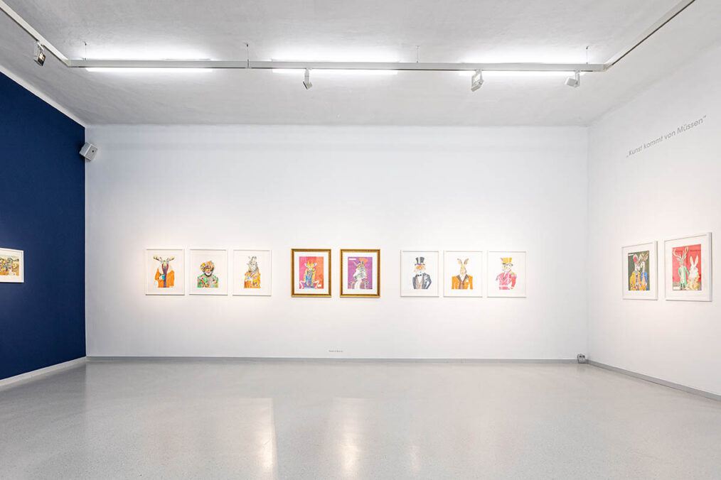 exhibition view: COMICS brut, 2026. © Philipp Parfuss, Courtesy: galerie gugging