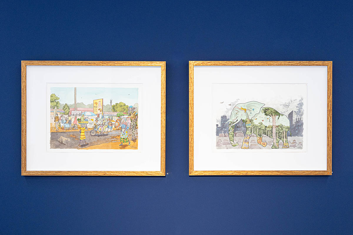 exhibition view: COMICS brut, 2026. © Philipp Parfuss, Courtesy: galerie gugging