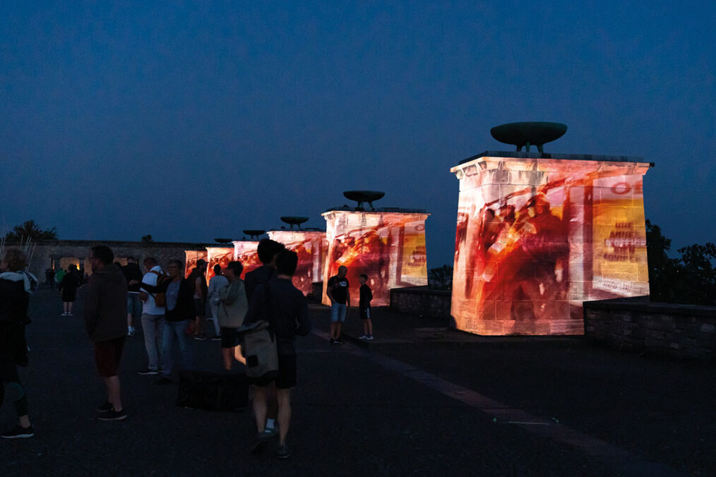 The Street of Nations - Area Composer with "Empathy" © Tristan Vostry, Genius Loci Weimar 2024