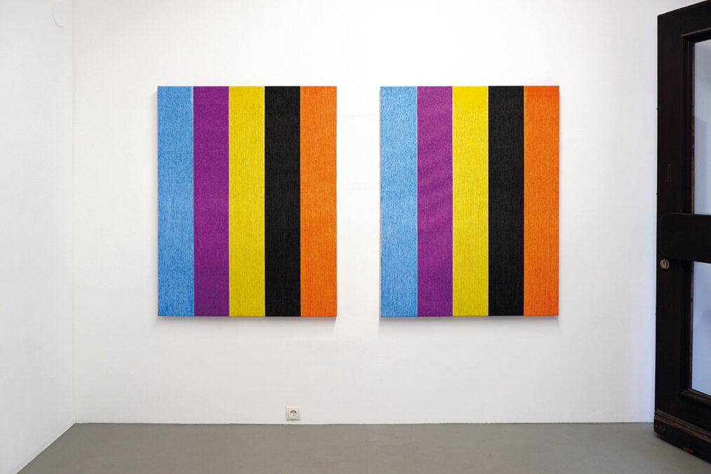 exhibition view: Gerhard Himmer – Inverse Painting, gezwanzig showroom | Leopoldstraße 41, 6020 Innsbruck, Austria. Photos: Gerhard Himmer