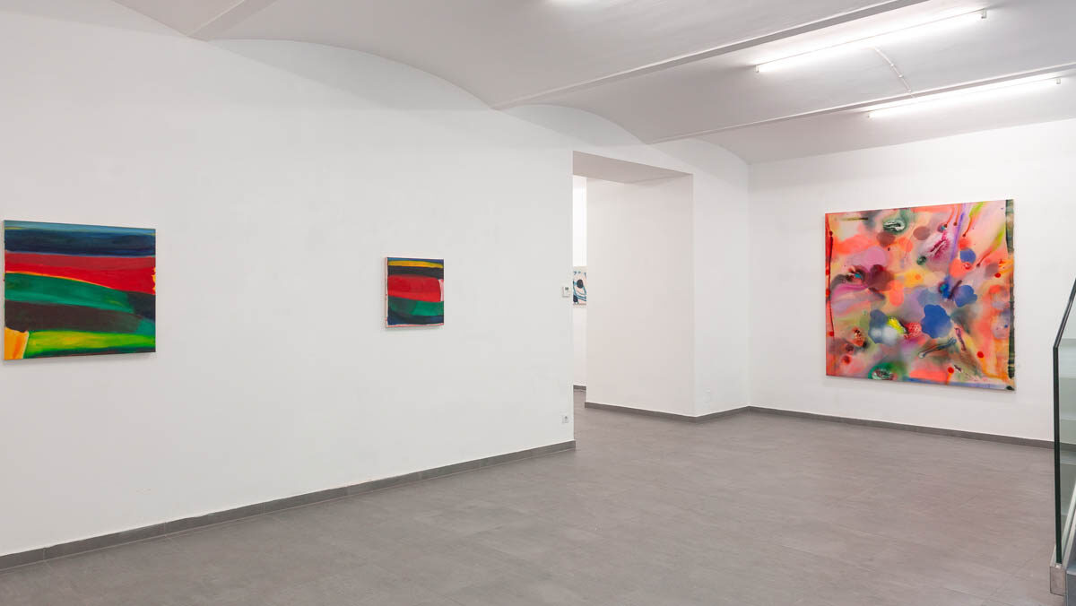 Away, Installation view. Photo Credit: Falvio Palasciano. Courtesy: Emma Stone-Johnson, Benedikte Klüver and VIN VIN Vienna / Naples. Photo: Falvio Palasciano