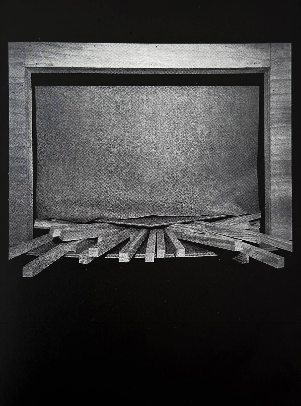 Günther Uecker, Stage design for Lohengrin, Act 1, Prelude, 1979, © Lothar Wolleh.