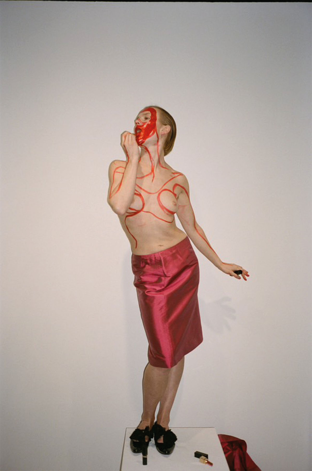 Lipstick, performed at Unprint Paris. Photo: Nicolo Bagnati