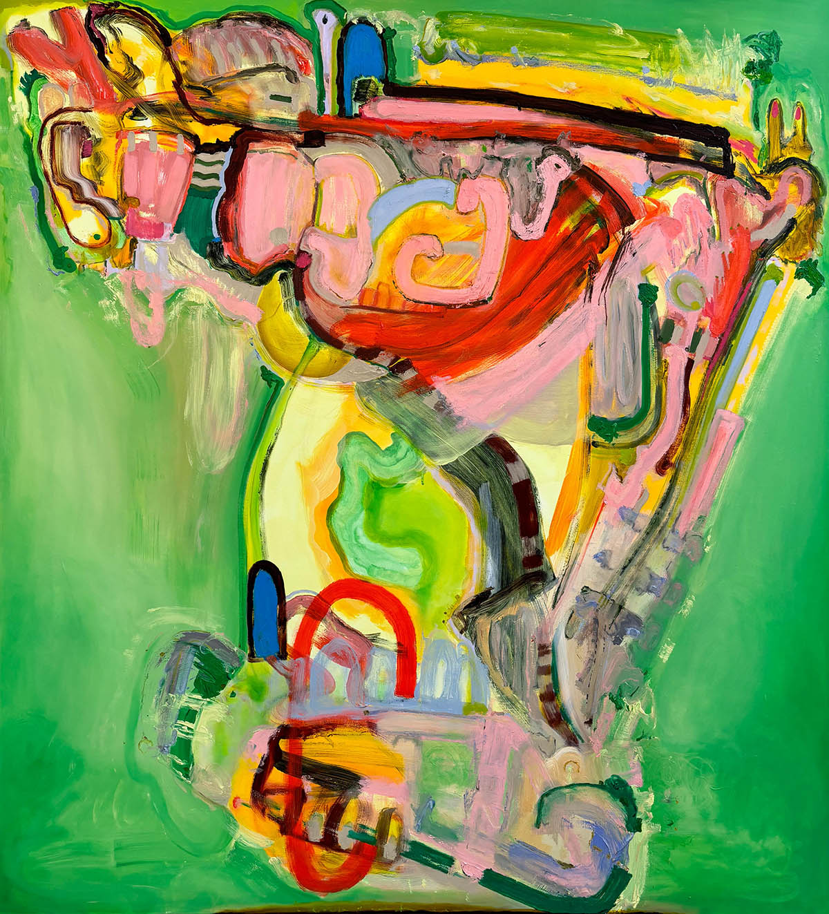 All You Can Eat, 2024, oil on canvas, 220 x 200 cm. Photo: Courtesy of the artist