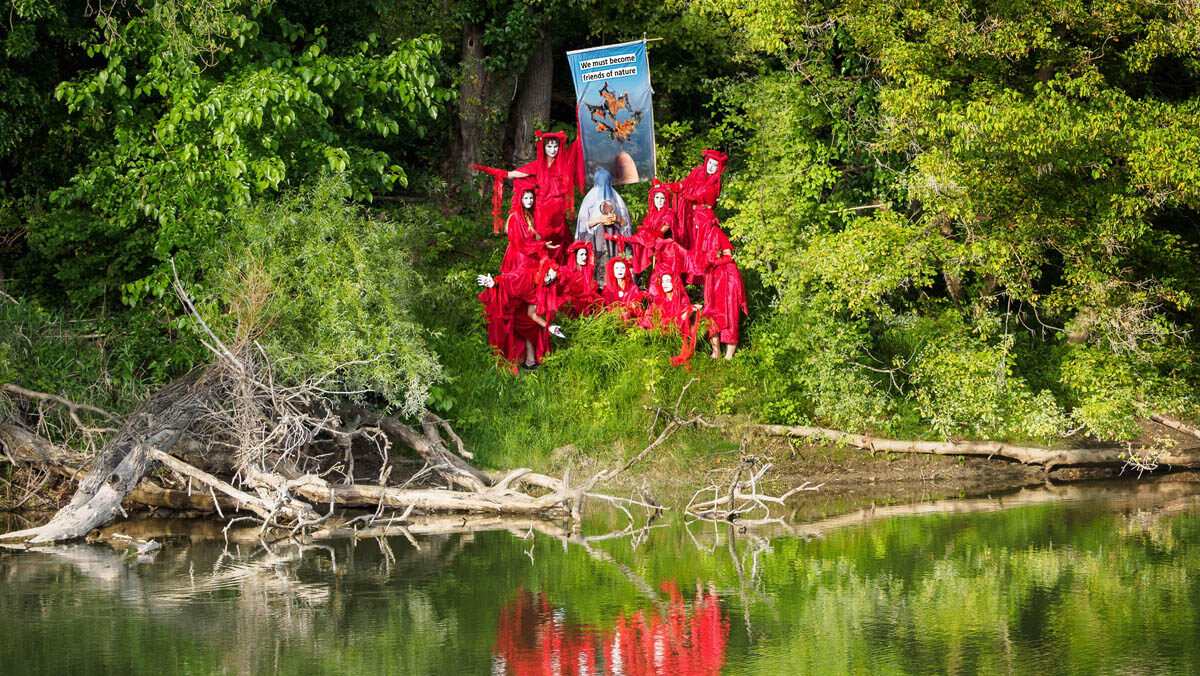 Cantus Klima Angela Andorrer mit Red Rebels 2023 (Foto: L. Lanik)