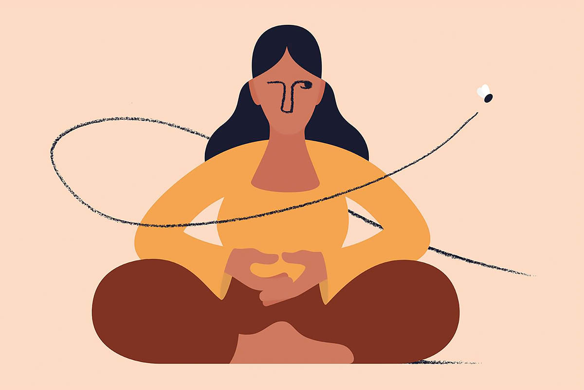 Meditating With ADHD; commissioned by The New York Times