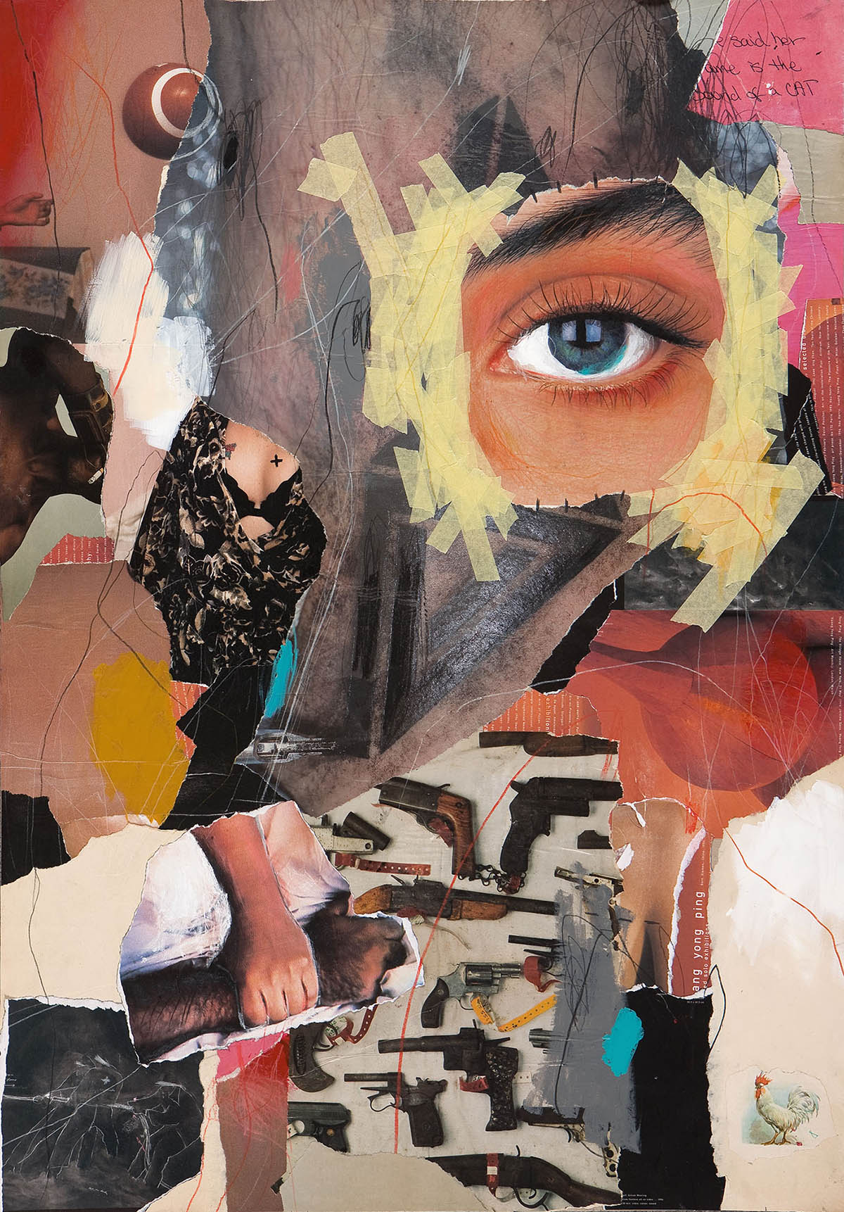 Woman of a Certain Age, 2018, Mixed Media, 100 × 70 cm. Photo: Courtesy of the artist