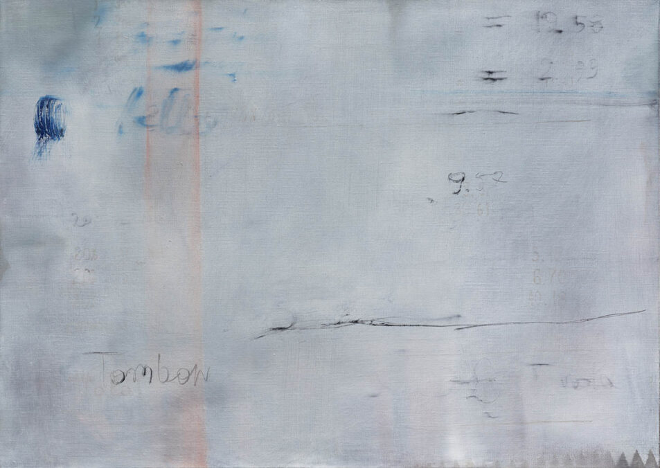 The Tombow Airpress did the best, 50x70, oil on canvas, 2026