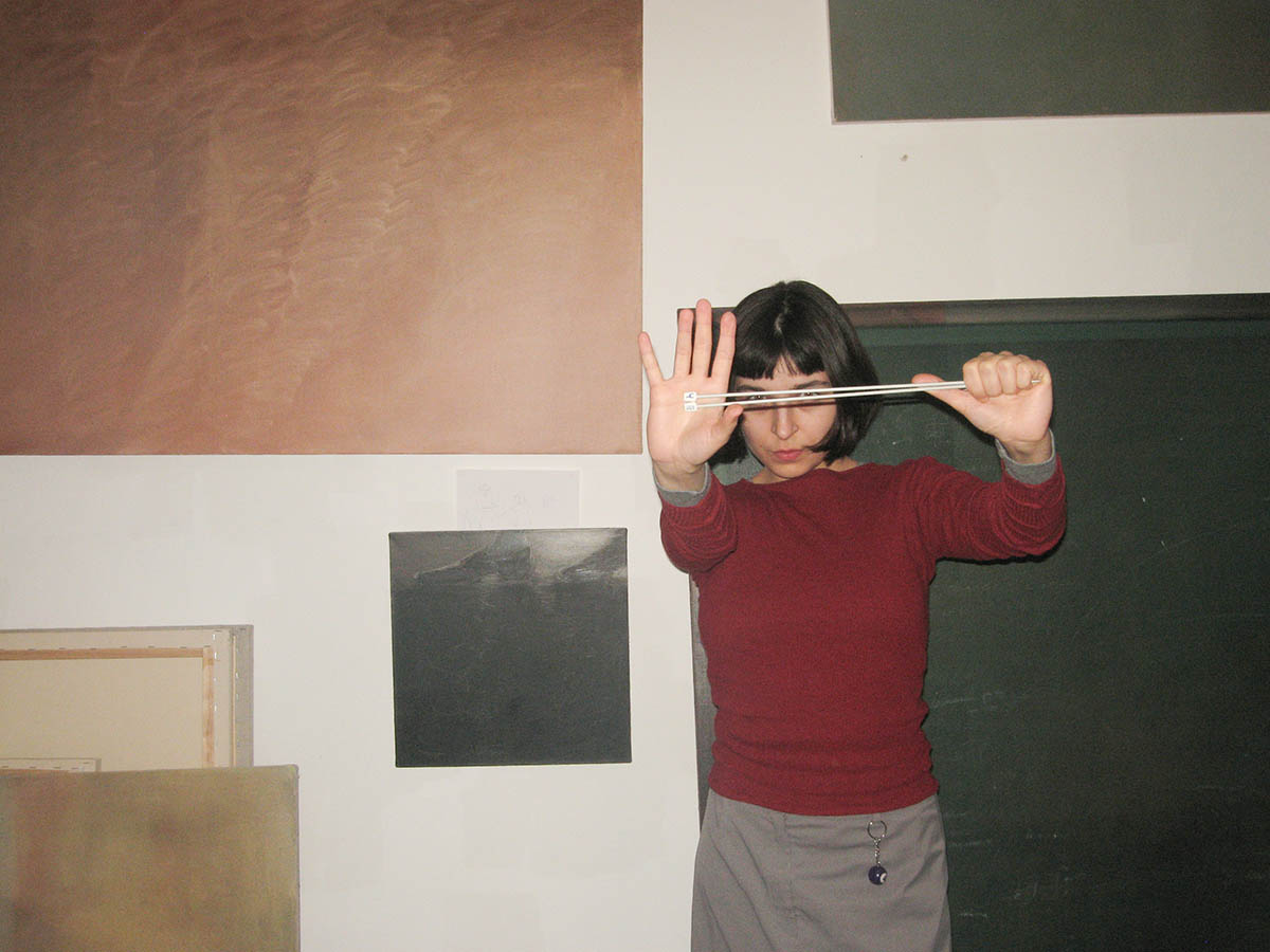 Karolina Szwed in her studio. Photo: Courtesy of the artist