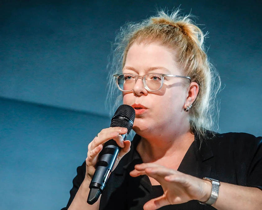 Dr. Inke Arns. Photo Rupert Oberhäuser