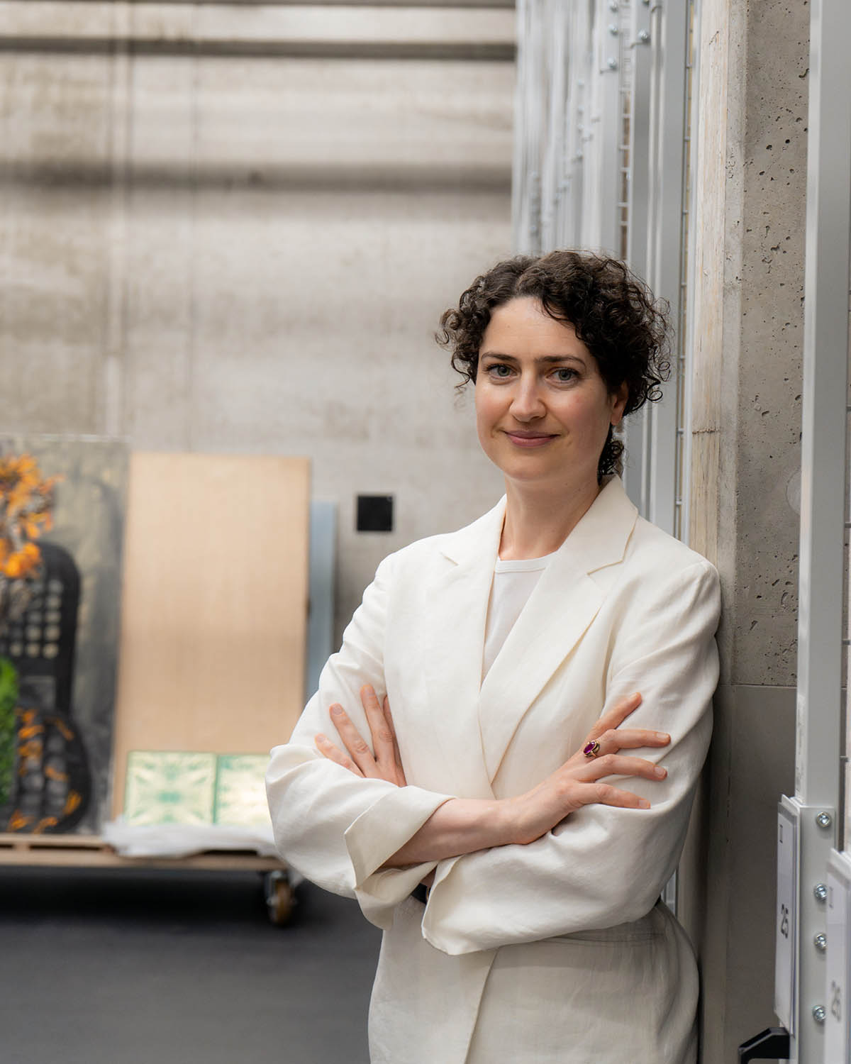 Potrait of Collection Curator Barbora Ropková, Photo Miriam Diopová.