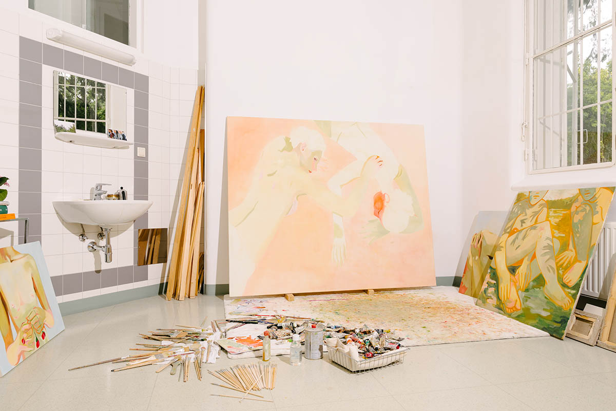 Magdalena Herzog studio. Photo: Michael Schulte (IG: @michaelxschulte)