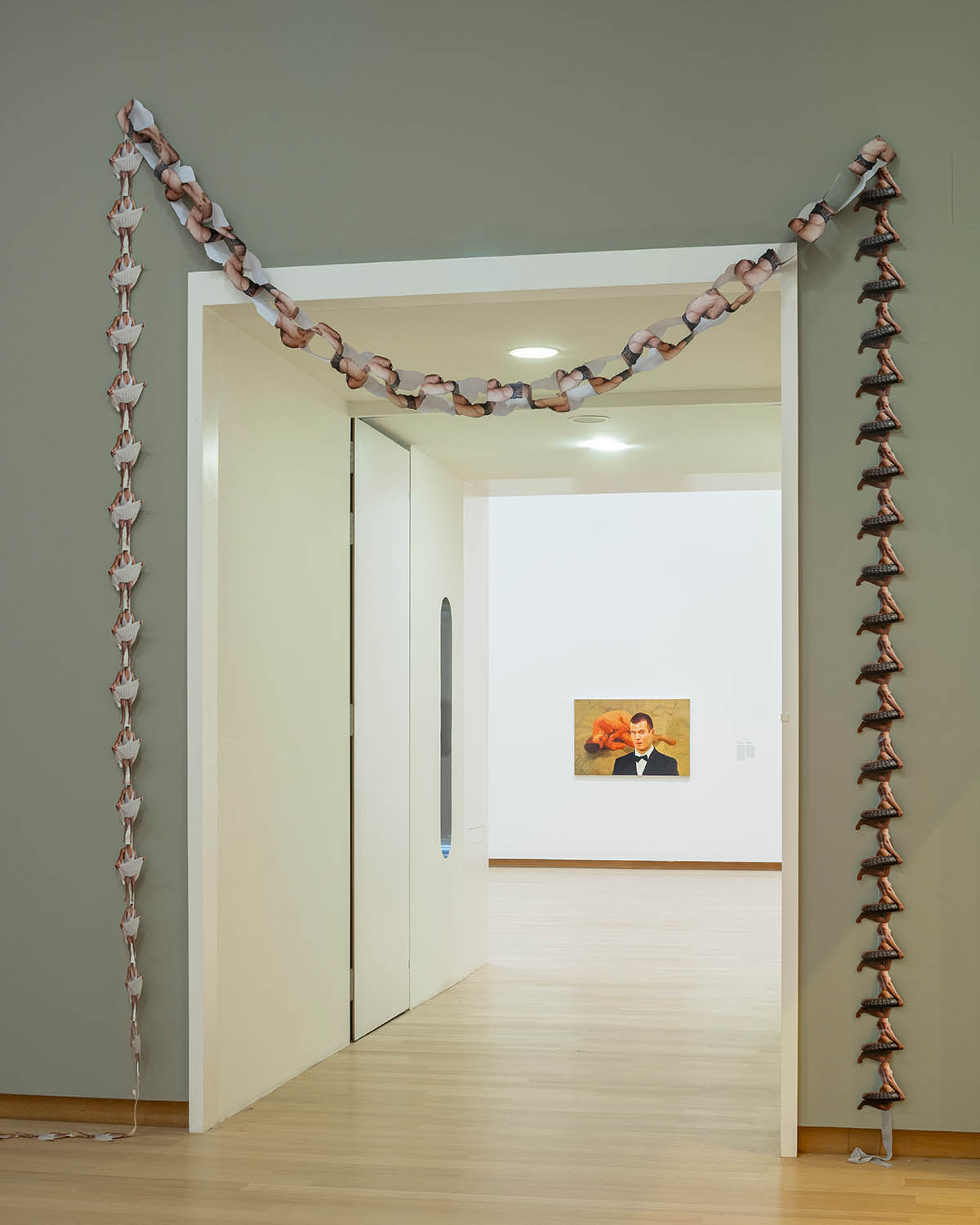 exhibition view. Beyond the Manosphere — Masculinities Today, 2026, Stedelijk Museum Amsterdam. Photo: Peter Tijhuis