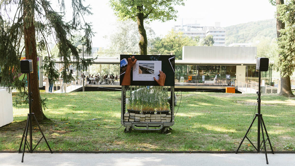 Interview mit Christina Gruber Zugzwang installation view, Ars Electronica Festival, Foto: Matthias Nemmert