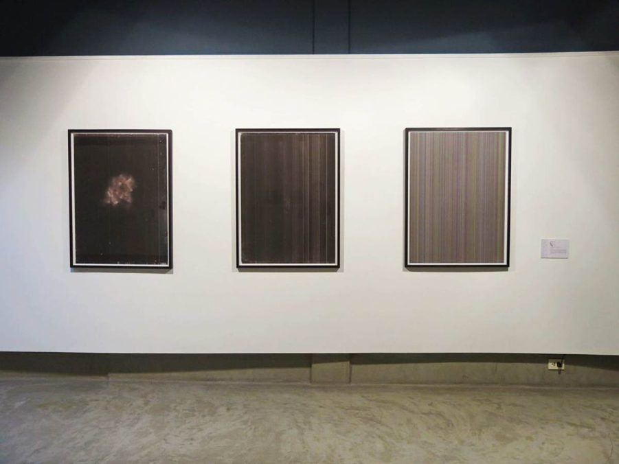 Group exhibition La Certeza del error (2015)  Galeria Arte x Arte Aus der Arbeit: The residual Value 73 x 100 cm