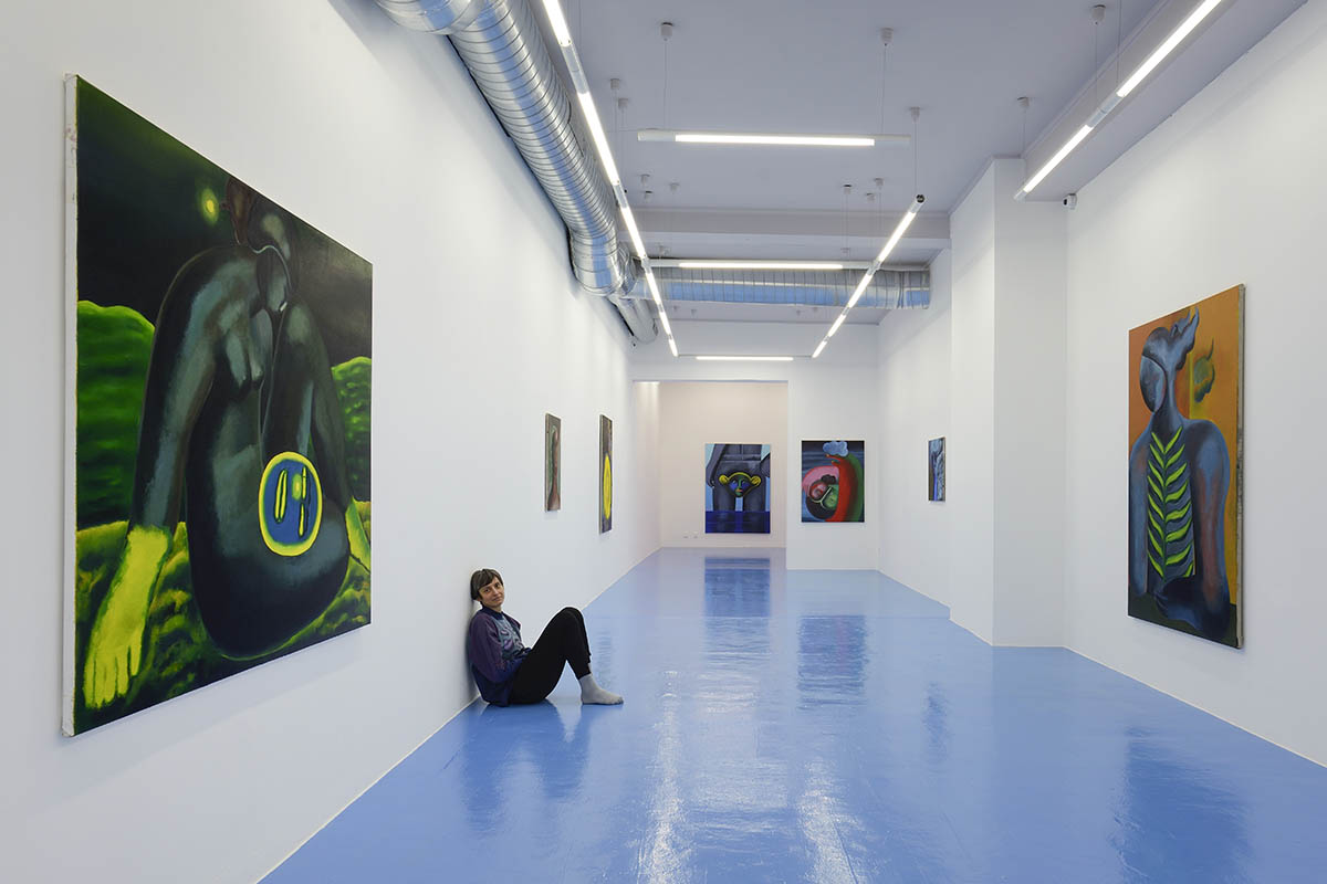 exhibition view: Face with a Slight Shudder of Anguish, Gallery NOD, Prague, 2021. Photo: Courtesy by the artist