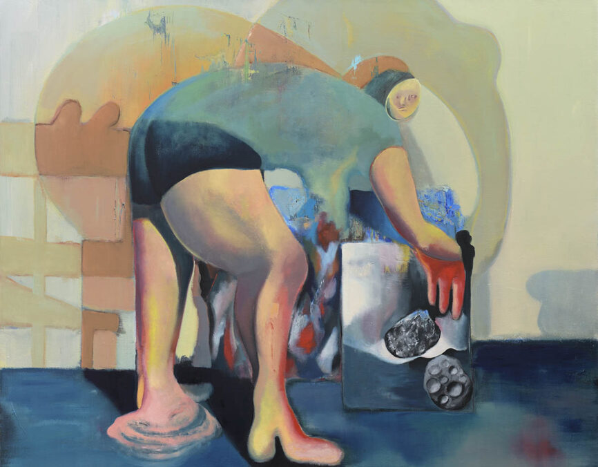 Studio, 2025, oil on canvas, 150 × 190 cm. Photo: Courtesy by the artist