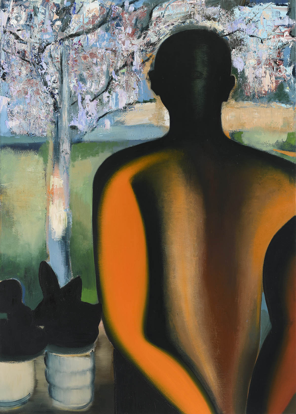 Window, 2024, oil on canvas, 140 × 100 cm