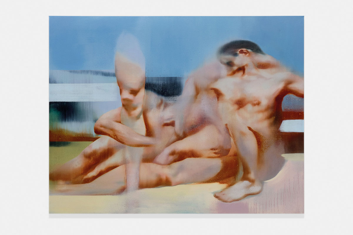 Preslav Kostov, Arrival, 2024, oil on canvas, 180 × 140 cm. Photo: Ollie Hammick. Courtesy of Tara Down's Gallery