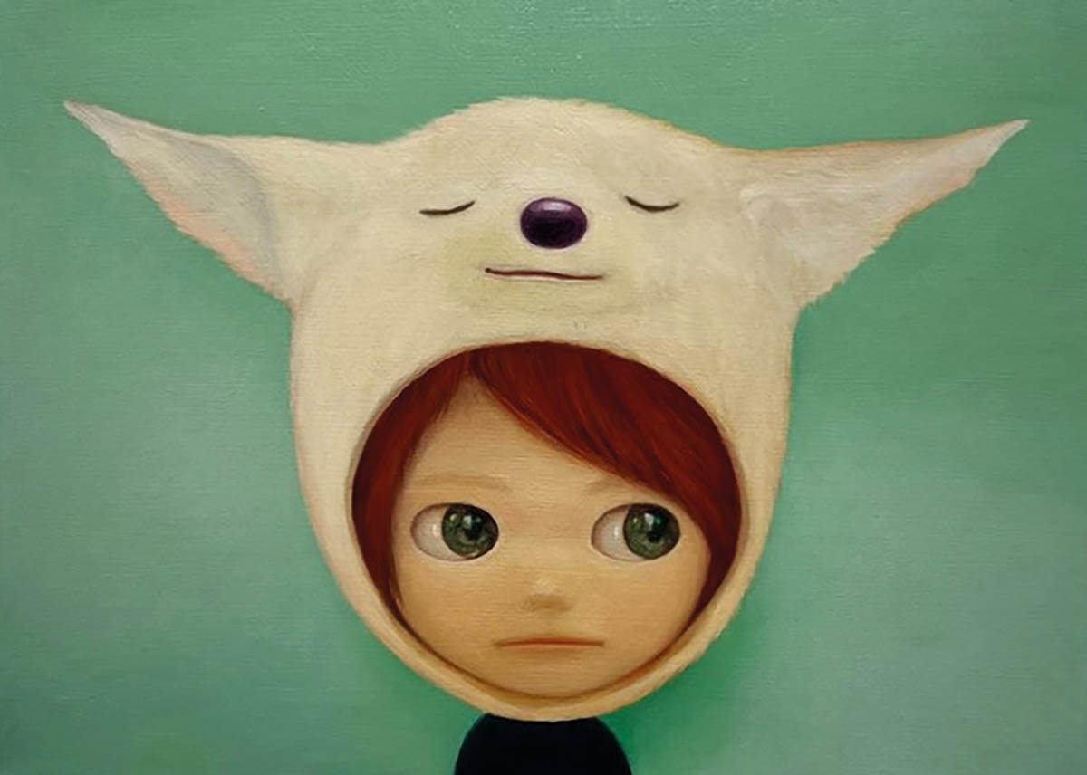 Mayuka Yamamoto, Little Fenec Fox, 2023, oil on canvas, 33 x 45 cm