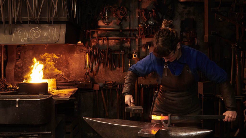 Artist Bertille Laguet. Photo: Mirjam Kluka