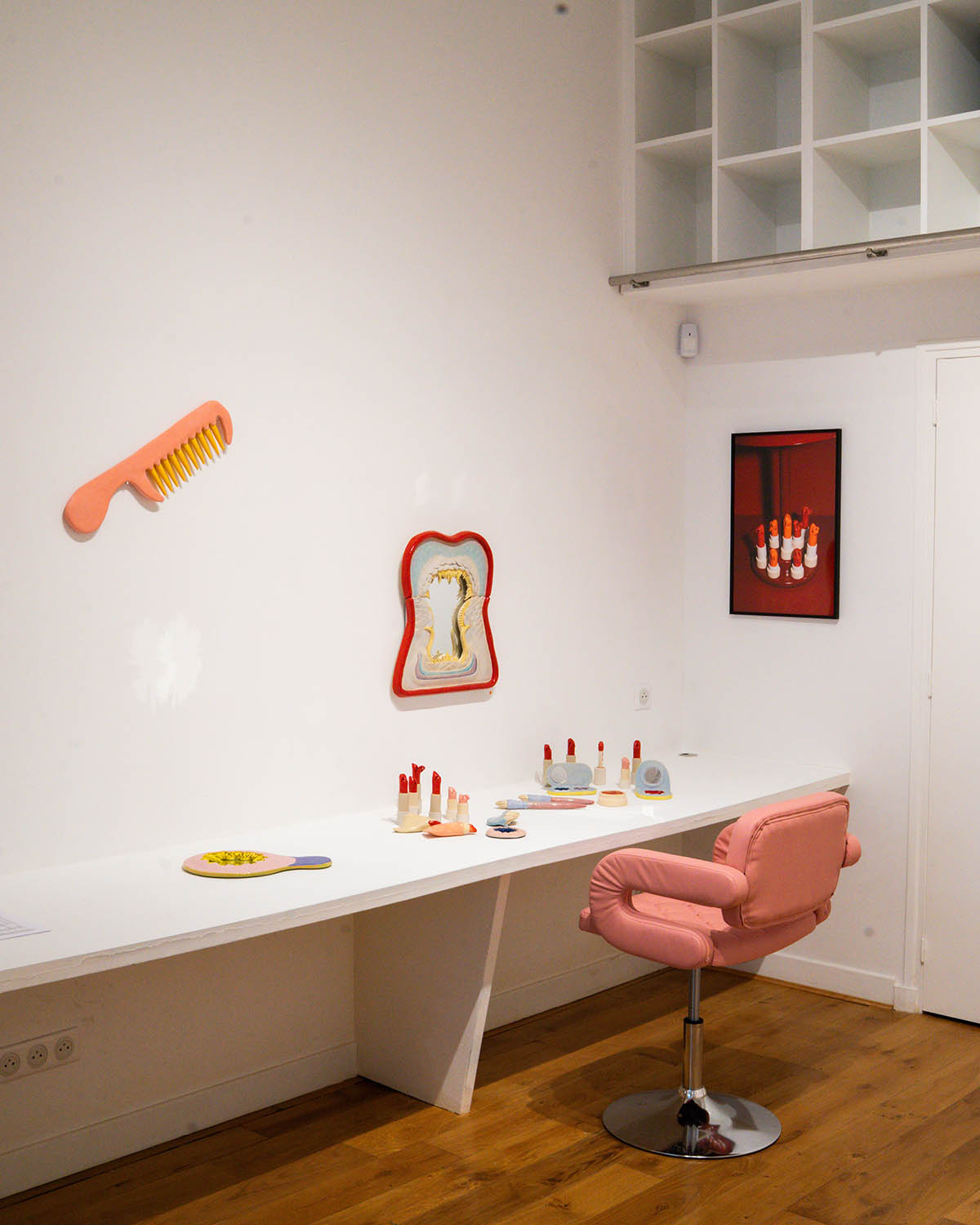 Exhibition view. IS THERE A ROOM FOR GAME? Produced with Porte B. gallery and Agathe Anglionin. April 2025 (Photo; Eri Maeda)
