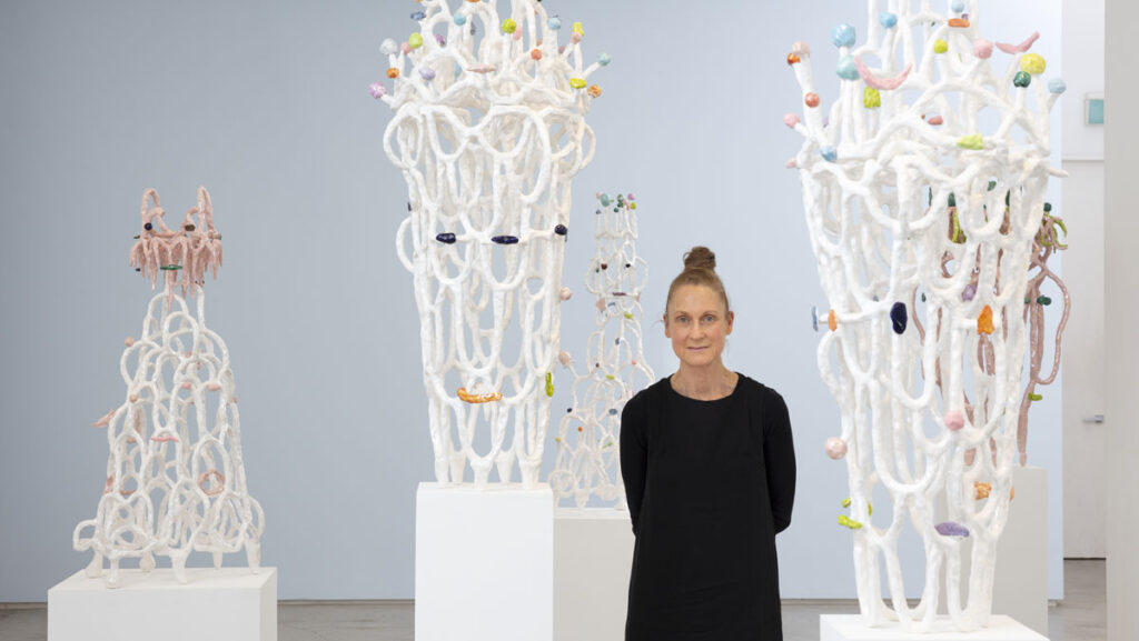 Lynda Draper_Installation detail , 2021, Flowers of the Night , Sullivan & Strumpf Sydney