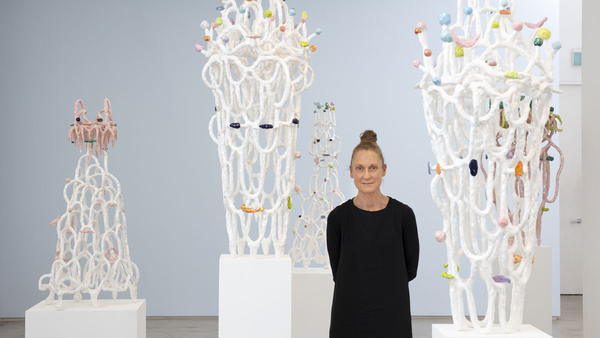 Lynda Draper_Installation detail , 2021, Flowers of the Night , Sullivan & Strumpf Sydney