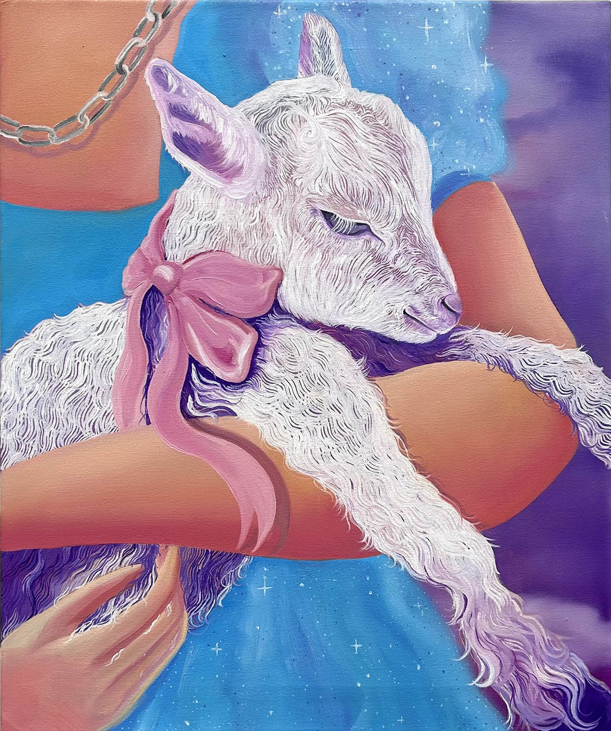 wanderings, 2023,  oil on canvas, 60 x 40 cm