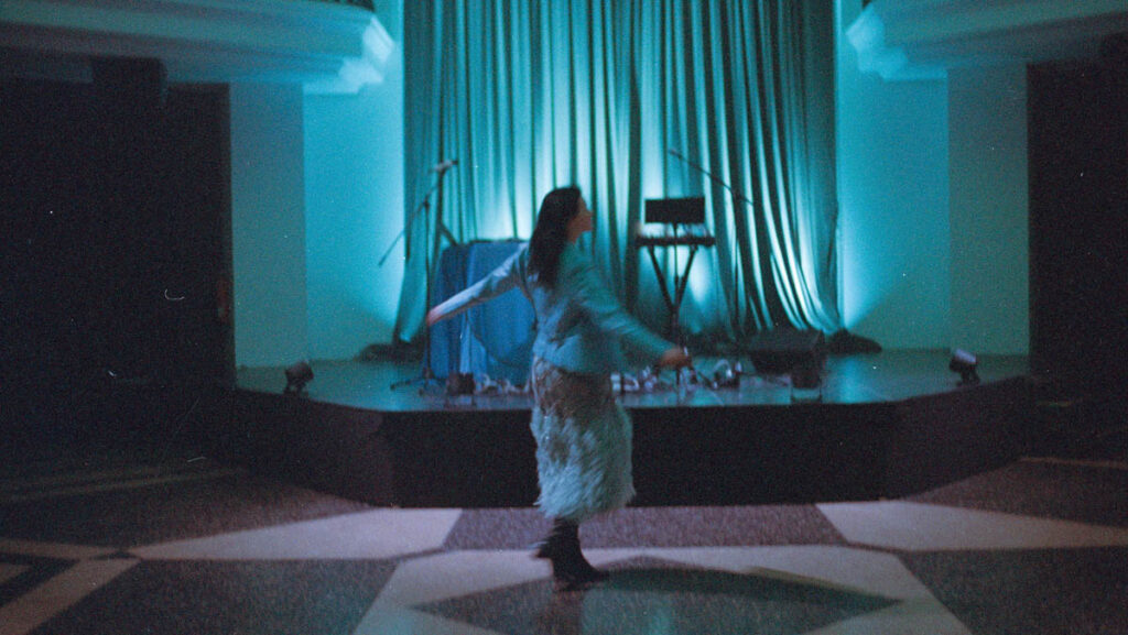 First show of playing Interior at Silent Green in Berlin. Photo: Aylin Scheer