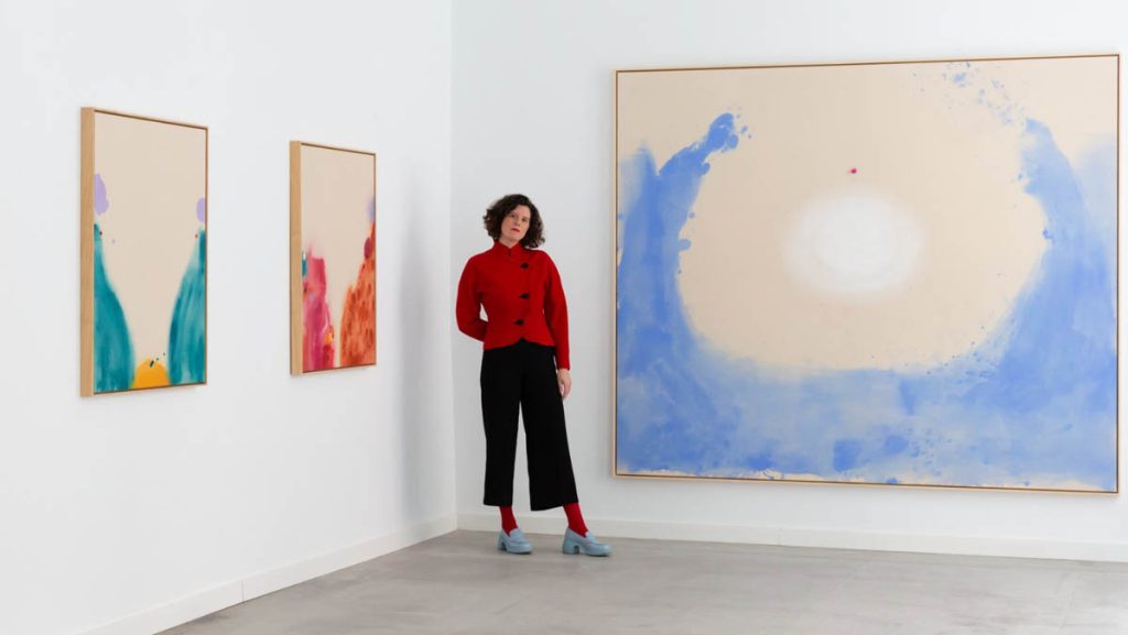 Violeta Maya's Solo Exhibition at alzueta_gallery, Madrid. The title for the show, "No one asked me if I wanted to be born, but here I am anyways”