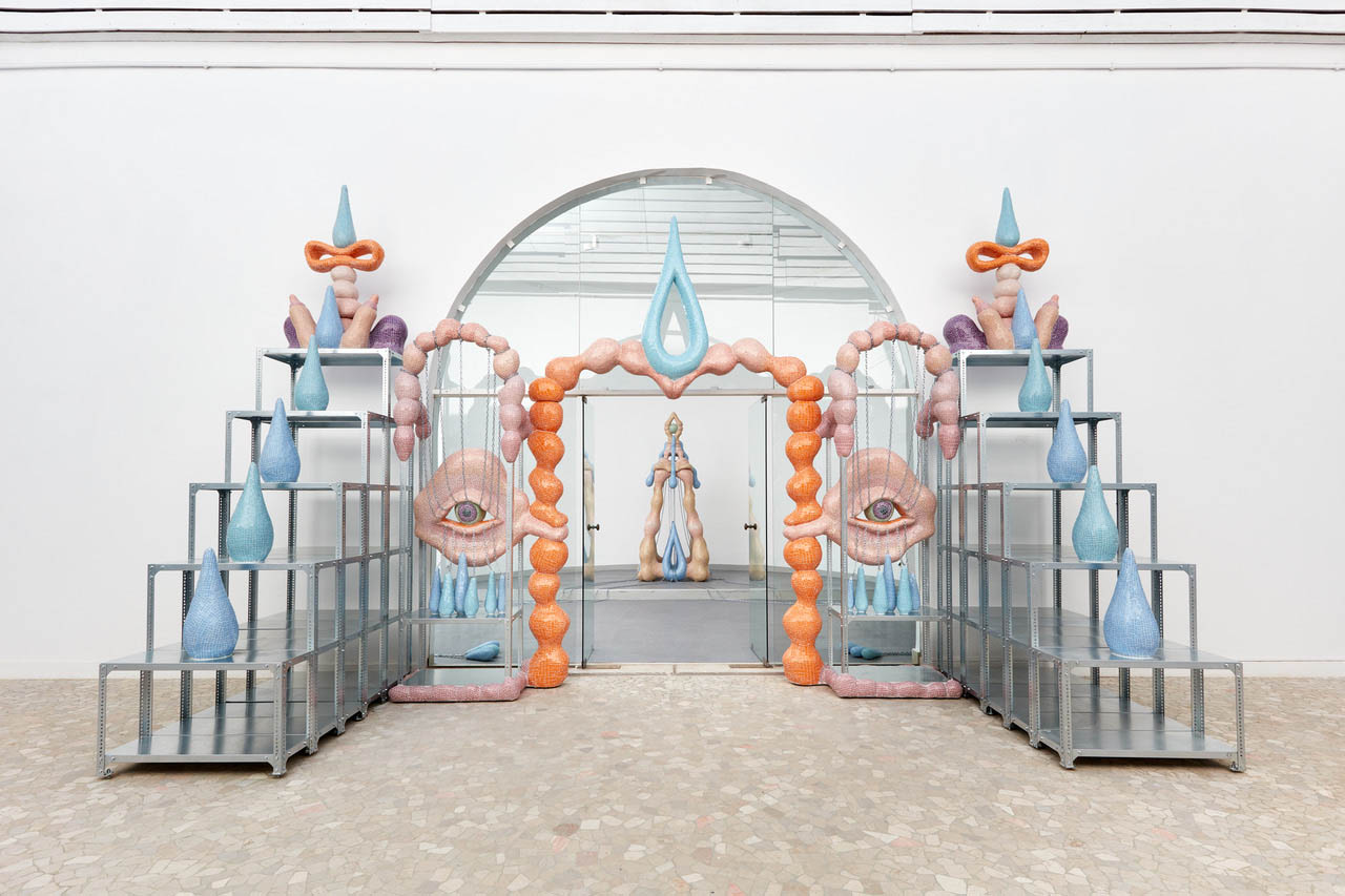 After Dreams: I Dare to Defy the Damage, 2022, Installation view at the 59th Venice Biennale, Photo: Dávid Biró