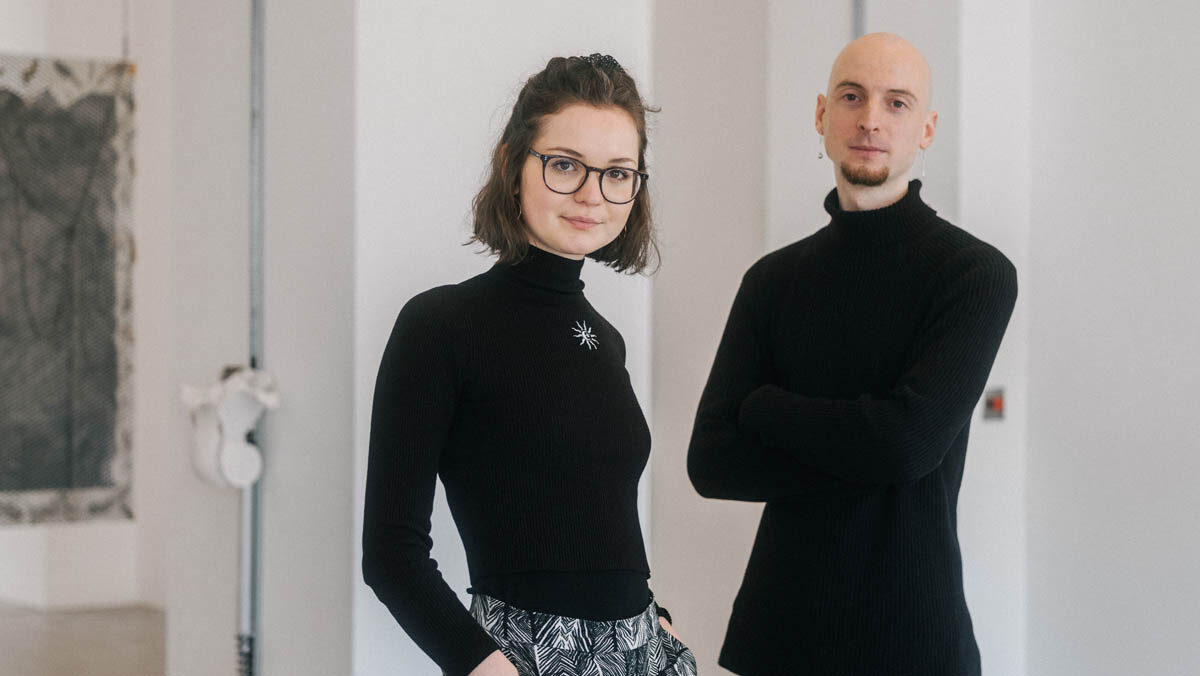 Interview zur Ausstellung Foto: Thomas Dalby