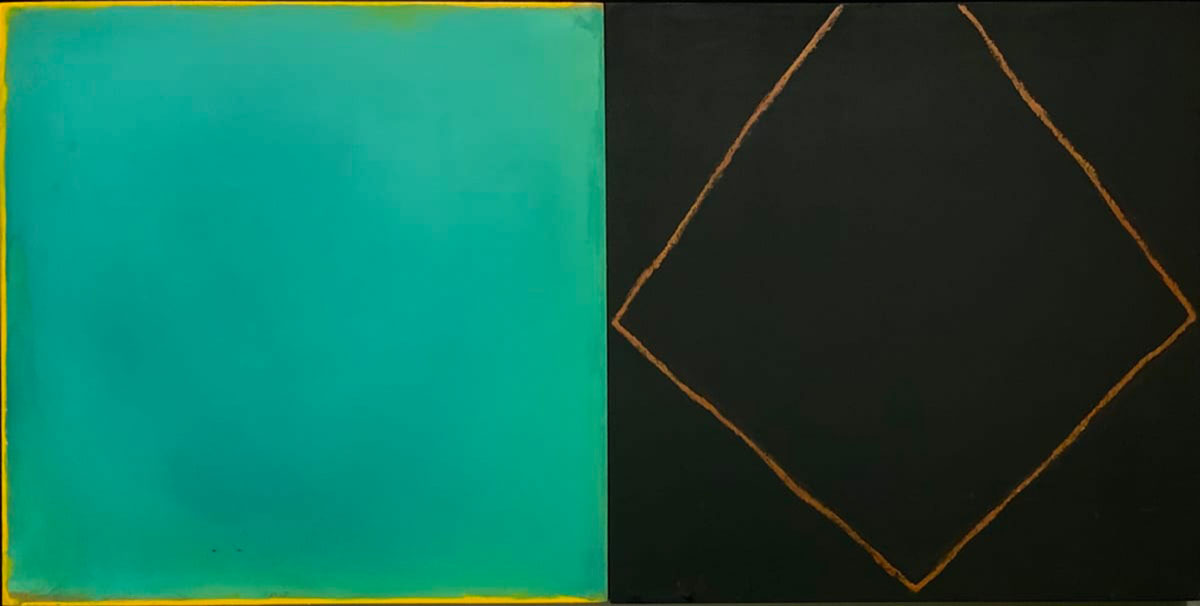 CÚPULA, 2012 Oil on wood 50 x 100 cm