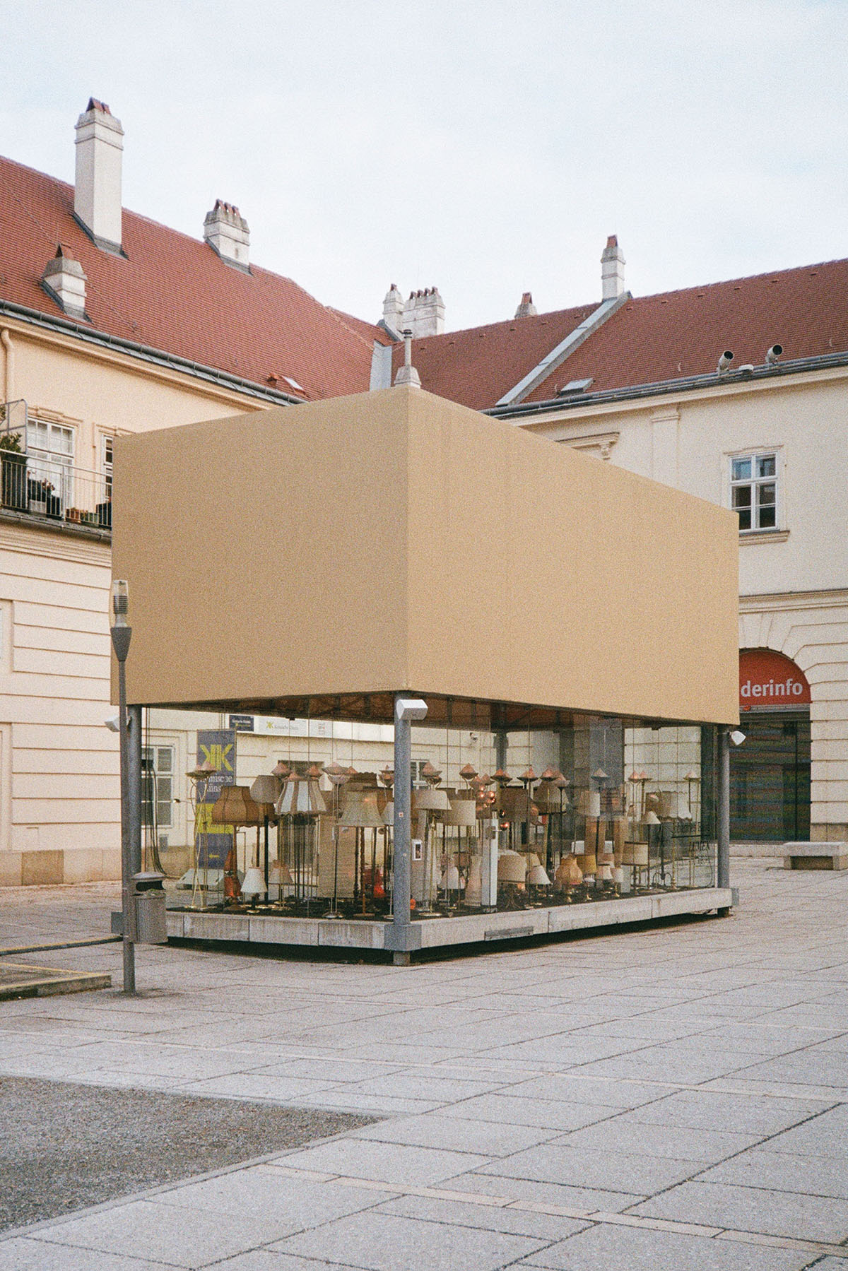 Installation LUMEN von Johannes Rass, Februar 2021. Foto: Daniel Lichterwaldt