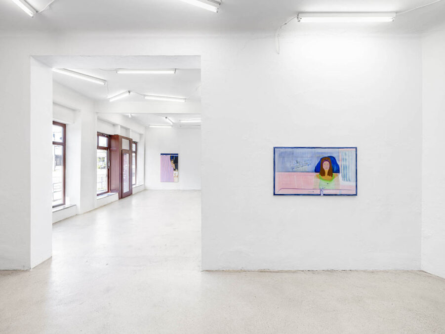 Exhibition view: Josefine Schulz – Makeover (fall in love again and again), Kunstraum Ortloff, Leipzig, 2026. Photo: Sophia Questing